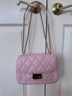 kate spade Quilted Pink Chain Crossbody Bag